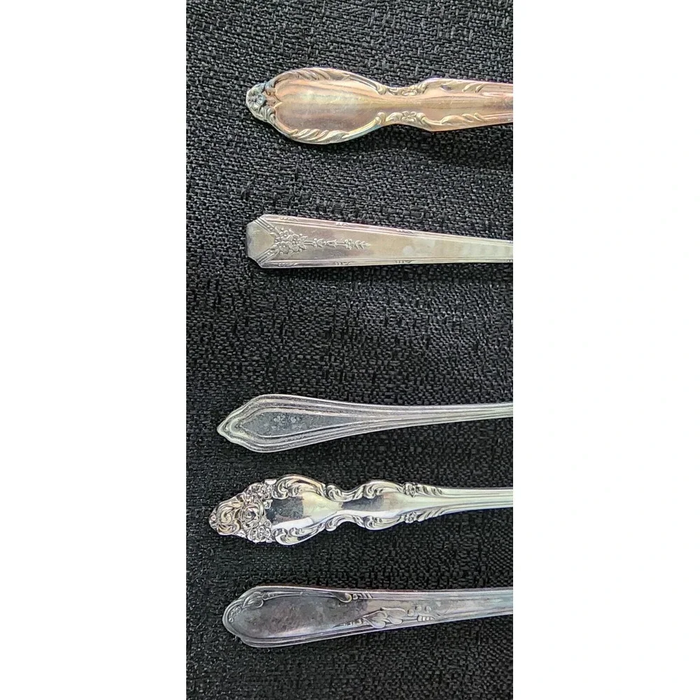 Rogers‎ A1 Oneida Community Plate Forks Spoons Silverplate 1880 5pc Set Flatware